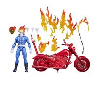 Hasbro - Ghost Rider Marvel Legends - Figurine Johnny Blaze with Motorcycle 15 cm