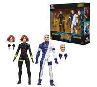 Marvel Comics – Figurines Marvel Legends Black Widow et Quicksilver, 15 cm – Avengers: The Crossing