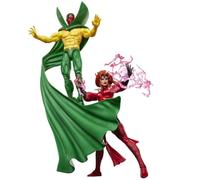 Marvel Legends Series, Figurines de Collection de 15 cm Vision et Sorcière Rouge inspirées des Bandes dessinées Avengers: The Crossing