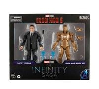 MARVEL LEGENDS Series Figurines Happy Hogan Et Iron Man Mark Xxi Marvel 3