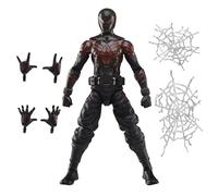 Marvel Legends Series Gamerverse Miles Morales Brooklyn 2099 Suit Spider-Man Action Figure, Noir