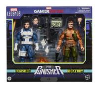 Marvel Legends Series Gamerverse Punisher et Nick Fury, Figurines de Collection