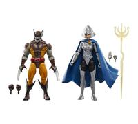 Marvel Legends Series - Louverine et Lilandra Neramani - 50ème Anniversaire - Lot de 2 Figurines à Collectionner à l'échelle de 15 cm