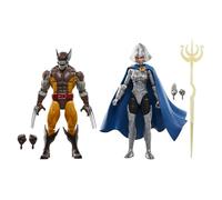 Marvel Legends Series - Louverine et Lilandra Neramani - 50ème Anniversaire - Lot de 2 Figurines à Collectionner à l'échelle de 15 cm