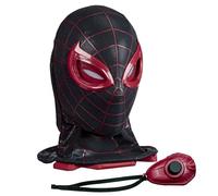 Marvel Legends Series, Masque expressif électronique de Spider-Man: Miles Morales, Article de déguisement interactif Premium pour Adultes