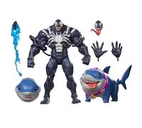 Marvel Legends Series, Pack de Figurines de Collection Venom et Jeff Le Requin terrestre de 15 cm inspirées du Jeu vidéo Marvel Rivals