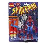Marvel Legends Series Spider-Man, Figurine articulée de 15 cm avec déco par ombrage de celluloïd, 6 Accessoires