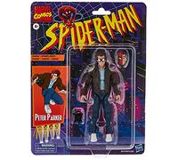Marvel Legends Spider-Man - Figurine rétro Peter Parker de 15 cm - Edition Collector