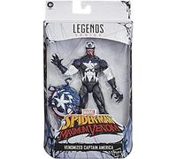 Marvel Legends Spider-Man - Figurine Venomized Captain America de 15 cm - Edition Collector