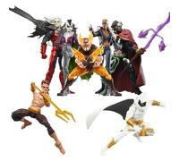 Marvel Legends Strange Tales - Brother Voodoo, Lilith, Dracula, Vengeance Wolverine, Daimon Hellstrom, Bloodstorm et Moon Knight Figurines avec BAF - Blackheart Bundle (7 articles)