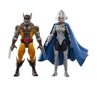 Hasbro Figurines Marvel Legends Louverine et Lilandra Neramani 50ème Anniversaire Lot de 2 15 cm