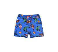 Marvel Les Avengers Bermudas pour Garçon, Shorts de Bain pour Enfants, Tailles 4 à 10 Ans (FR/ES, Âge, 6 Ans, Taille Normale, Bleu)