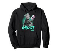 Marvel Les Gardiens de la Galaxie Groot Tape Portrait Sweat à Capuche