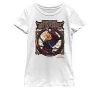 Marvel Little Big Dr. Strange in The Multiverse of Madness Retro Seal Girls T-Shirt à Manches Courtes, Blanc, Taille M, Blanc., M