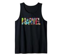 Marvel Logo Avengers Pop Art Débardeur, Homme, Noir, XXL