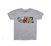 Marvel Logo Characters T-Shirt Garçon