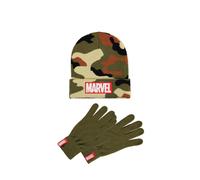 Marvel - Logo - Gift Set Bonnet & Gants