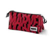Marvel Logo - Plumier 3 Comp '23x11x10' - Matière Recyclée
