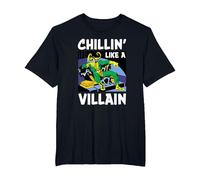 Marvel Loki Chillin' Like a Villain T-Shirt, Homme Grandes Tailles, Noir, 5X Tall
