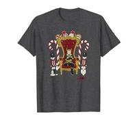 Marvel Loki Kid Loki on The Noël Throne T-Shirt, Homme, Chiné Foncé, S