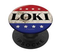 Marvel Loki President Loki Button PopSockets PopGrip Adhésif