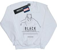 Marvel - "Long Live The King" Sweat-shirt pour garçon BI29038 (140-146) (Blanc)
