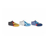 Marvel Lot de 3 paires de chaussettes Avengers pour enfants et garçons Multicolore en coton, thème super-héros, Pack 2, 31-34