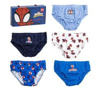 Marvel Lot de 5 slips Spidey And His Amazing Friends pour garçon dans une boîte cadeau, multicolore, 4-5 ans