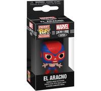 Funko Marvel Luchadores Spider-Man - Porte-clés - Mini-Figurine en Vinyle à Collectionner Porte-clés Fantaisie - Cadeau de Noël - Idée de Cadeau - Produits Officiels - Comic Books Fans