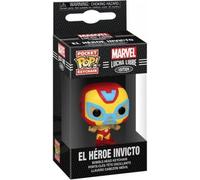 Porte Clés Pocket POP Marvel Luchadores Iron Man El Heroe Invicto G