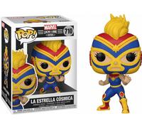 Marvel Lucha Libre - La Estrella Cósmica Captain Marvel 710 - Funko Pop ! - Vinyl Figur