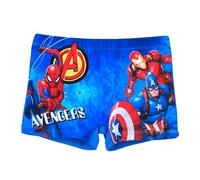 Marvel Maillot de bain pour enfant Avengers Mer Piscine Slip ou Jambe Garçon 4-10 ans Costume élastique Séchage rapide Superhéros, Parigamba 18017 Bleu, 10 ans