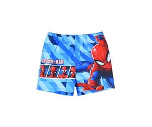 Marvel Maillot de bain Spiderman pour garçon - Petits cadeaux pour enfants - Short - Maillot de bain - Jouet d'extérieur Spider-Man - Short de bain - Indispensable pour les vacances, bleu, 104