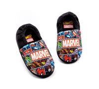 Marvel Avengers Comic House Chaussons pour garçon et enfant, Noir, 36 EU