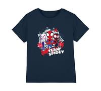 Marvel Marvel Spidey & His Amazing Friends Team Spidey Boys T Shirt, Navy T-Shirt Garçon
