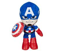 Marvel Mattel Peluche Captain America 20 Cm, Jouet à Collectionner Pour Fans Et enfants Dès 3 Ans, Gyt42 Exclusivité sur Amazon