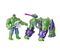 Marvel Mech Strike Mechasaurs, 11,4 cm Hulk avec Gamma Smasher Mechasaur, jouets de super héros pour enfants à partir de 4 ans, F6600