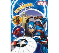 Marvel - Mes stickers numérotés - Livre de coloriage avec stickers - Dès 5 ans