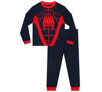 Marvel Miles Morales, Pyjama Spiderman, Ensemble de Pyjama Enfant Garcon Spider-Suit Miles Morales 7-8 Ans