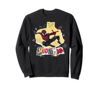 Marvel Miles Morales When I Grow Up Torn Paper Collage Sweatshirt