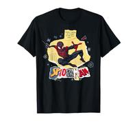 Marvel Miles Morales When I Grow Up Torn Paper Collage T-Shirt