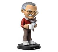 Marvel MiniCo statue Stan Lee avec chat grincheux 14 cm Iron Studios