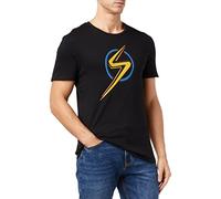 Marvel « Miss Logo » T-Shirt Unisex UXMISSMTS001, Noir, Taille L
