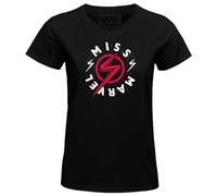 Marvel « Miss WOMAVLSTS006 T-Shirt Femme, Noir, Taille XXL