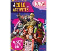 Marvel - Mon colo et activités + poster - Livre de jeux et coloriage avec un poster - Dès 5 ans