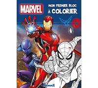 Marvel - Mon premier bloc à colorier - Livre de coloriage - Dès 3 ans
