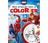 Marvel - Mon premier bloc à colorier - Livre de coloriage - Dès 3 ans