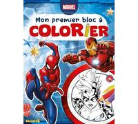 Marvel - Mon premier bloc à colorier (Spider-Man, Iron Man, Gamora) - Collectif - Hemma - cartonné - Document jeunesse