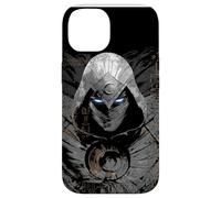 Marvel Moon Knight Hiéroglyphes égyptiens aux Yeux Brillants Noir Coque pour iPhone 14