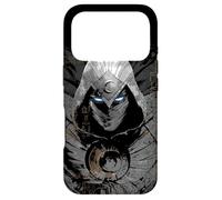 Marvel Moon Knight Hiéroglyphes égyptiens aux Yeux Brillants Noir Coque pour iPhone 17 Pro